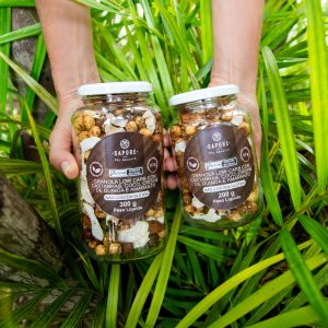 Granola LOW CARB COM CASTANHAS, COCO, CRISPIES DE QUINOA E AMARANTO