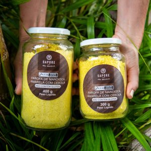 FAROFA DE MANDIOCA AMARELA COM CEBOLA